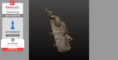 Oni Demon Mask – Full Wearable Oni Mask STL