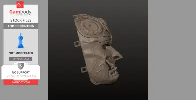 Oni Demon Mask – Full Wearable Oni Mask STL