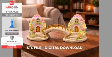 Eggbridge – Fantasy Easter Egg Bridge | 3D Printable