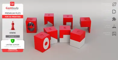 Support Test Models For 3D Printer