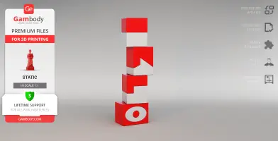 Support Test Models For 3D Printer