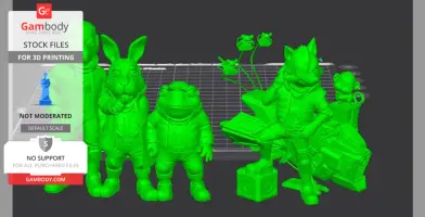 Super Mario Galaxy Movie - Fox McCloud - Star Fox incl crew