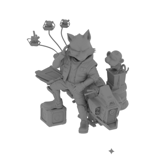 Super Mario Galaxy Movie - Fox McCloud - Star Fox.stl