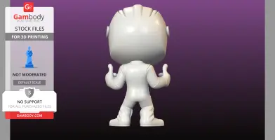 Chibi motorcross rider