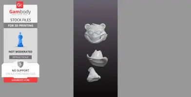 Novelty Funko with interchangeable hats