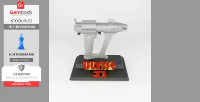 Ulysses 31 Prop Gun/Saber with Display Base 3D Model