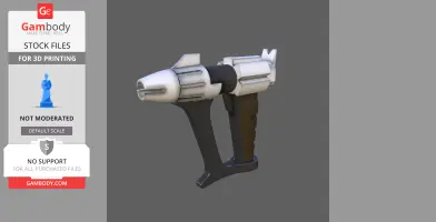 Ulysses 31 Prop Gun/Saber with Display Base 3D Model