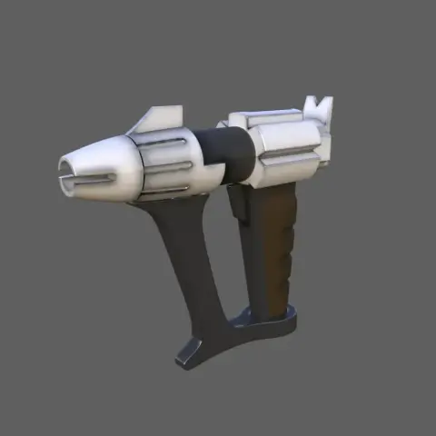 Ulysses 31 Prop Gun/Saber with Display Base 3D Model