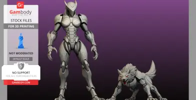 CyB and Cybdo her Wolf