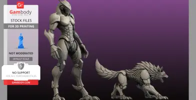 CyB and Cybdo her Wolf