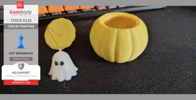 Flying Halloween ghost