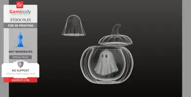 Flying Halloween ghost