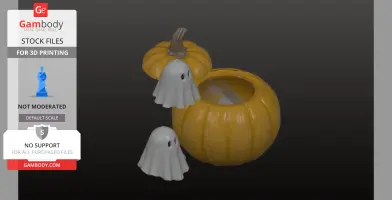 Flying Halloween ghost