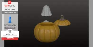 Flying Halloween ghost