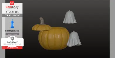 Flying Halloween ghost