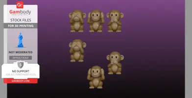 See no evil, Hear no evil, Speak no Evil Monkey set