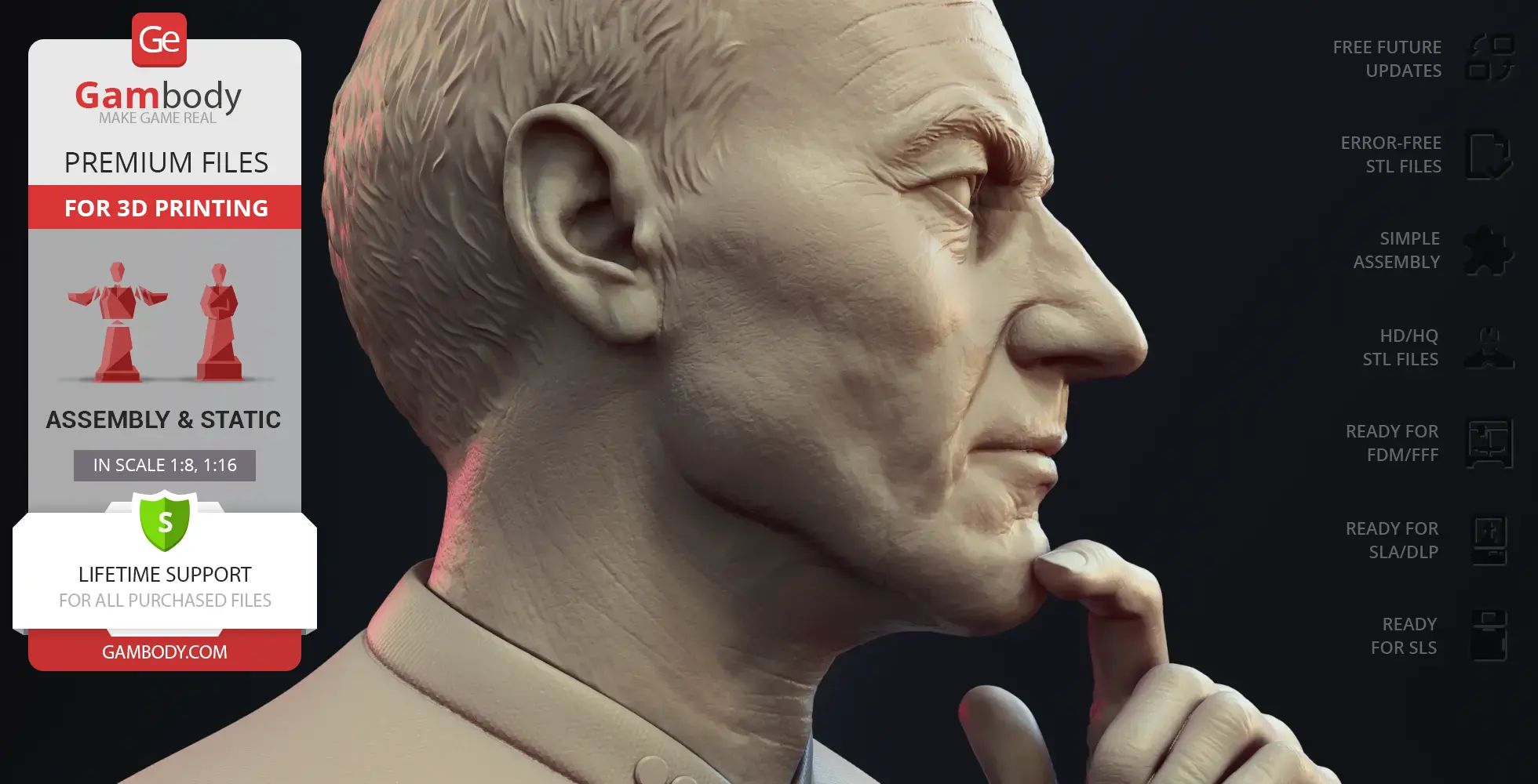 Jean-Luc Picard - Star Trek TNG 3D Models | Gambody