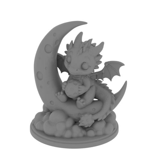Moon dragon.stl