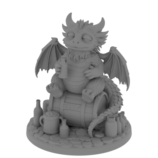 Drunk Dragon.stl