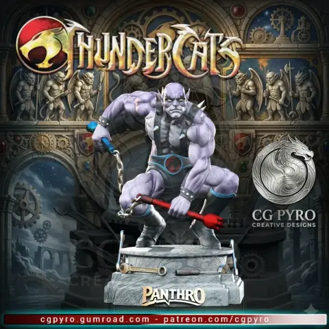 Panthro Thundercts 3d model 3d printing