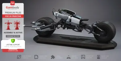 Batpod 3D Printer Files | Assembly + Action