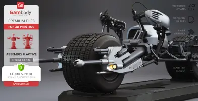 Batpod 3D Printer Files | Assembly + Action