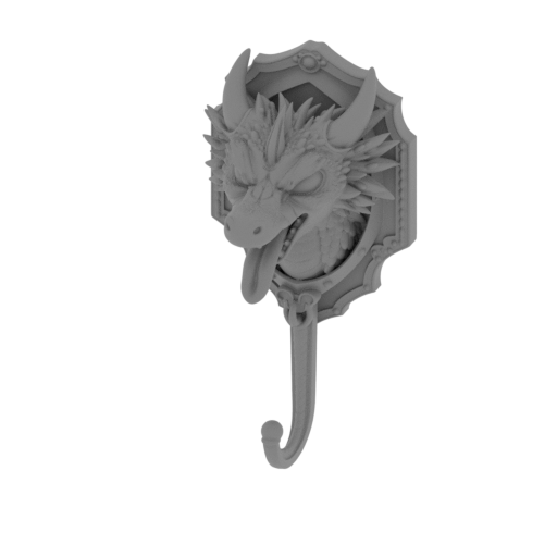 Angry Dragon Hook.stl