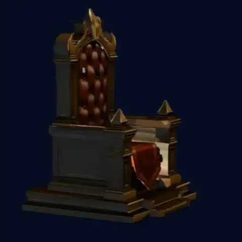 Royal Throne – 3D Printable Decorative Furniture Model