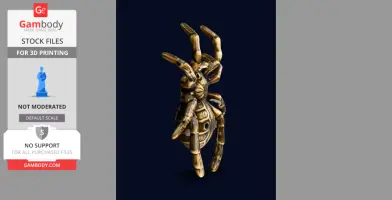Spider – 3D Printable Creature Model