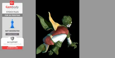 x4 Batman Who Laughs Crow Ronbins STL 3d printing