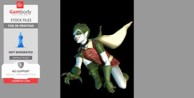 x4 Batman Who Laughs Crow Ronbins STL 3d printing