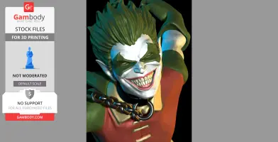 x4 Batman Who Laughs Crow Ronbins STL 3d printing