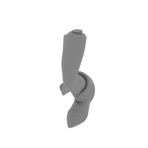 Robin the crow 1-leg left.stl