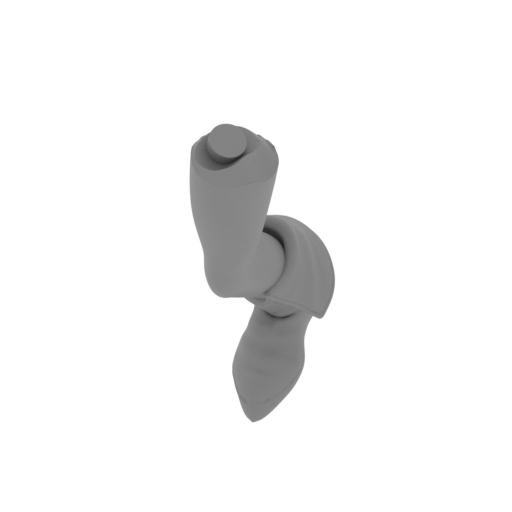 Robin the crow 2-leg left.stl