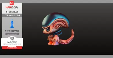 Baby Xenomorph 3D Model