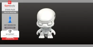 Baby Xenomorph 3D Model