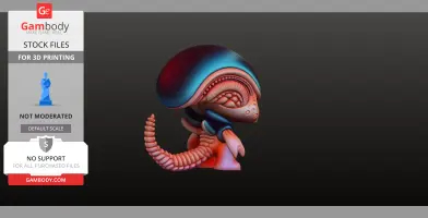 Baby Xenomorph 3D Model