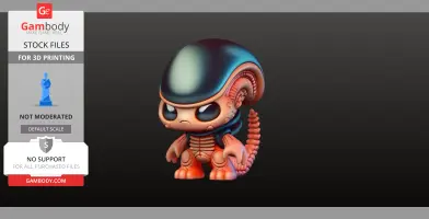 Baby Xenomorph 3D Model