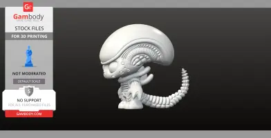 Baby Xenomorph 3D Model
