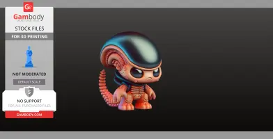 Baby Xenomorph 3D Model