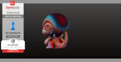 Baby Xenomorph 3D Model