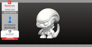 Baby Xenomorph 3D Model