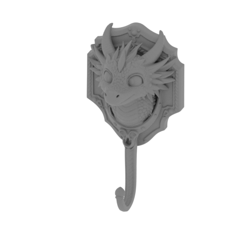 Emerald Dragon Hook.stl