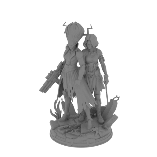 The Bride and Princess Ilana Rostovic CREATURE COMMANDOS.stl