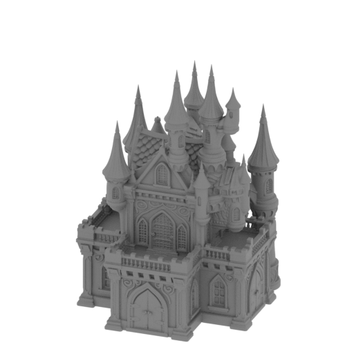 Pastel Fantasy Castle.stl