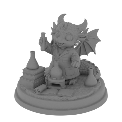 Dragon Scientist.stl