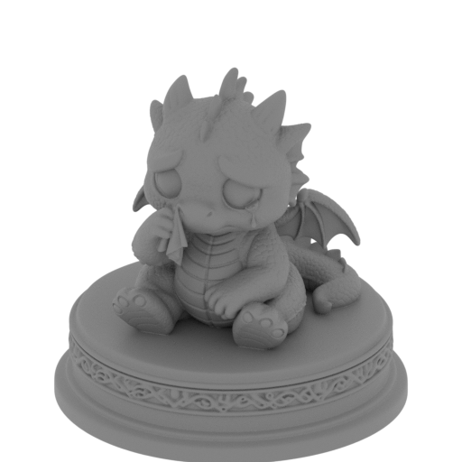 Sad Dragon Baby.stl