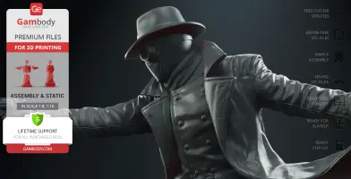 Spider-Man Noir 3D Printer Files | Assembly