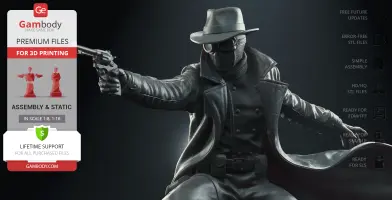 Spider-Man Noir 3D Printer Files | Assembly