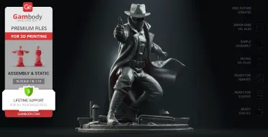 Spider-Man Noir 3D Printer Files | Assembly